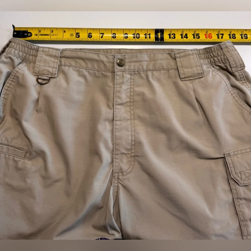 5.11 Tactical Men’s Ripstop Pants Color Tan Size 38x34 Rugged Military Police - Picture 8 of 11